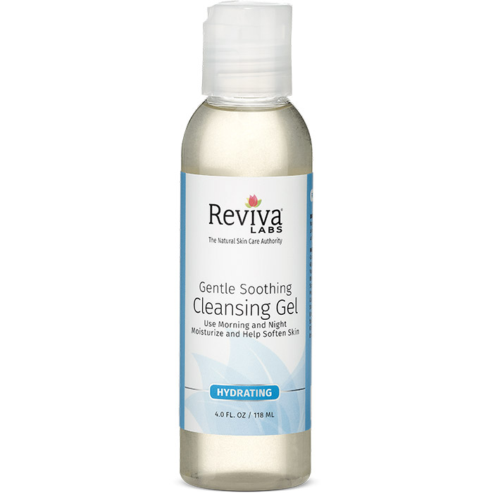 Reviva Labs Gentle & Soothing Cleansing Gel, For Sensitive Skin, 4 oz