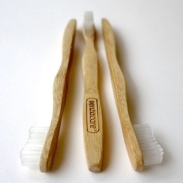 SenzaBamboo Eco-Friendly Toothbrush, Adult Soft, 1 ct, SenzaCare