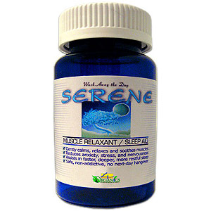 Serene Relaxation Formula (Stress Reliever), 30 Capsules, 4 Organics