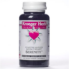 Serenity, Relaxation Formula, 100 Vegetarian Capsules, Kroeger Herb