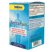 SerraPain 500mg, Serratiopeptidase for Minor Pain, 60 Capsules, TriMedica