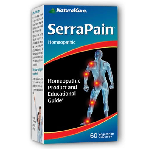 unknown SerraPain, Homeopathic Formula for Minor Pain, 60 Capsules, NaturalCare