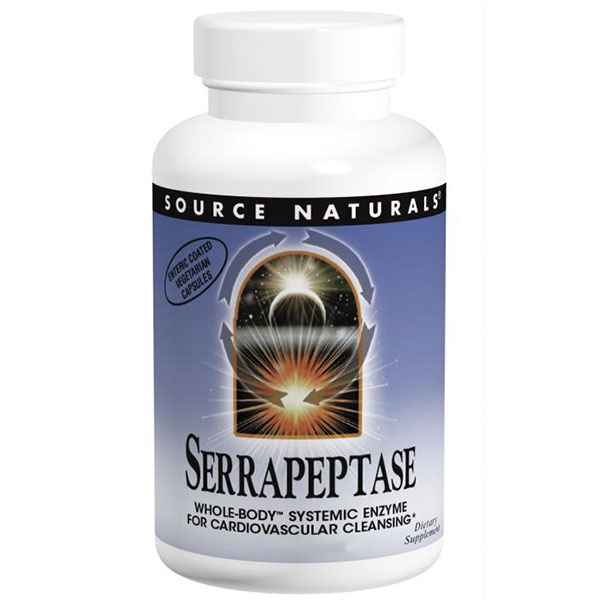 Serrapeptase, Value Size, 120 Vegetarian Capsules, Source Naturals