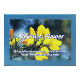 Flower Essence Services Affirm a Flower, Set of Bach Flower Cards - English, 39 pc, Flower Essence Services