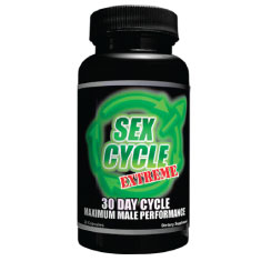 Sex Cycle Extreme, Male Performance, 30 Day Cycle, Colossal Labs