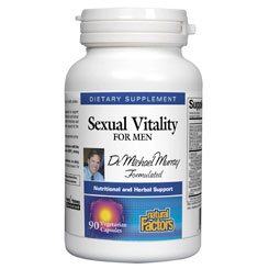 Natural Factors Sexual Vitality for Men, 90 Capsules, Natural Factors