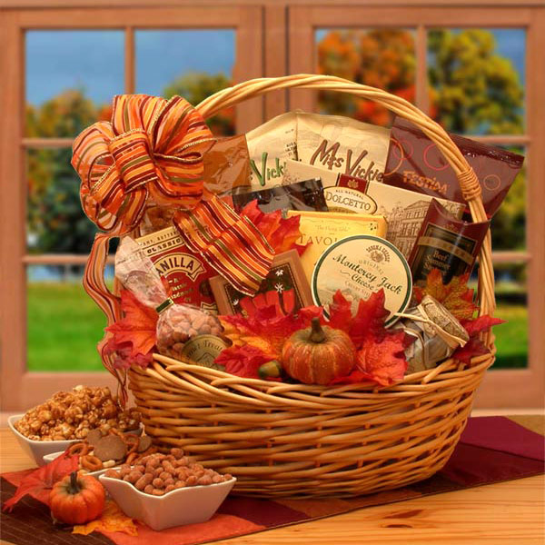 Shades of Fall Snack Gift Basket, Elegant Gift Baskets Online