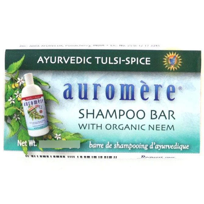 Ayurvedic Shampoo Bar, Travel Size, 0.71 oz, Auromere