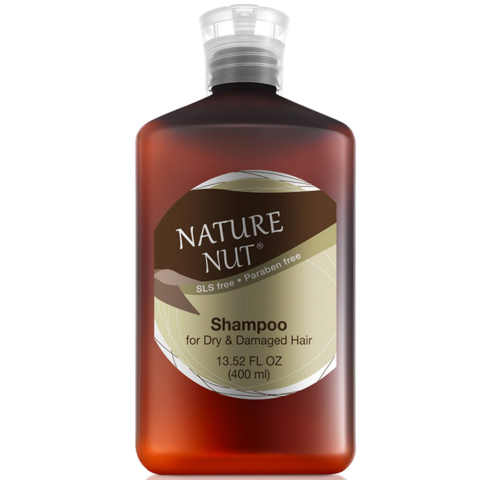 Shampoo for Dry & Damaged Hair, 13.52 oz, Nature Nut