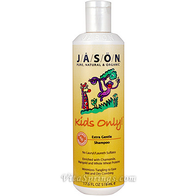 Shampoo Kids Only Extra Gentle 17.5 oz, Jason Natural