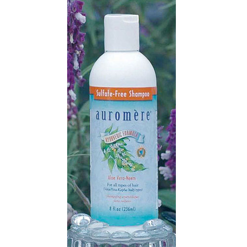 Auromere Ayurvedic Sulfate-Free Shampoo, 8 oz, Auromere