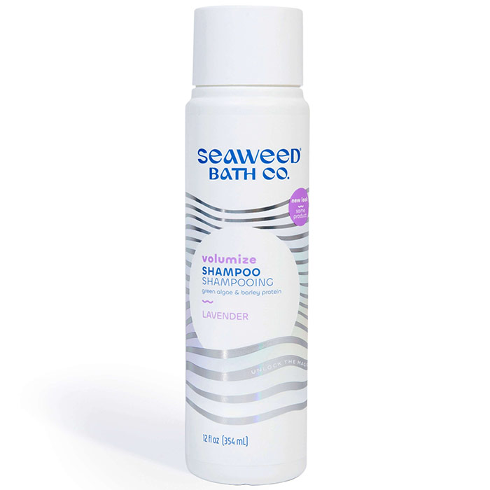 Hair Shampoo, Volumizing Argan - Lavender, 12 oz, The Seaweed Bath Co.