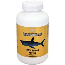Shark Cartilage 750 mg, Value Size, 300 Capsules, Nu-Health