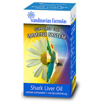 Scandinavian Formulas Shark Liver Oil 500 mg, 120 Caps, Scandinavian Formulas