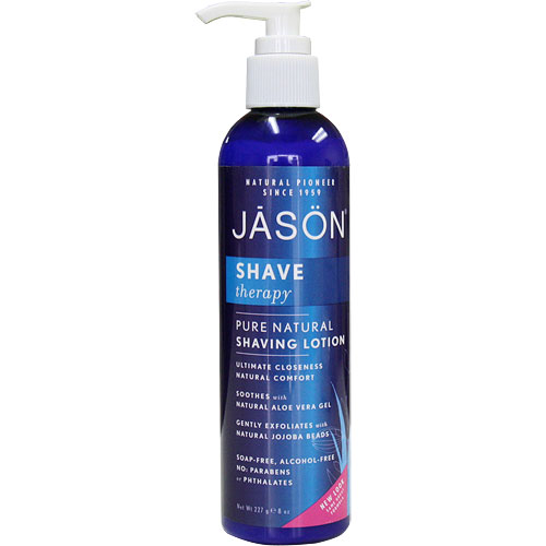 Jason Natural Shave Therapy, Beard & Skin Shaving Lotion, 8 oz, Jason Natural