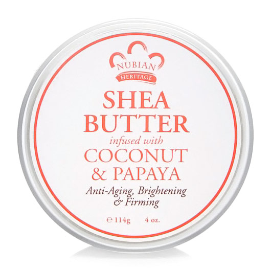 Shea Butter, Infused with Coconut & Papaya, 4 oz, Nubian Heritage