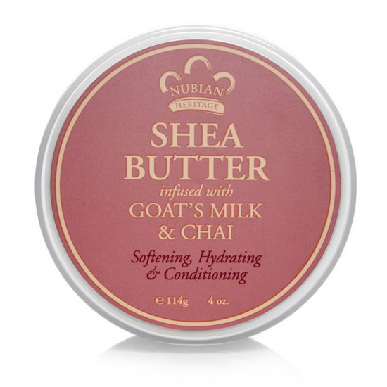 Shea Butter Infused with Goats Milk & Chai, 4 oz, Nubian Heritage