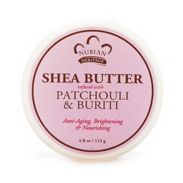 Shea Butter, Infused with Patchouli & Buriti, 4 oz, Nubian Heritage