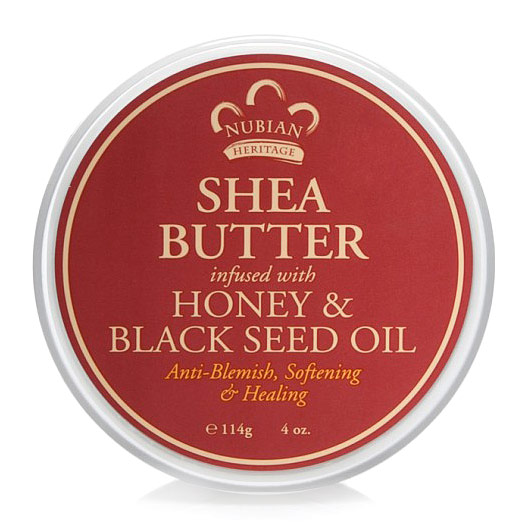 Shea Butter, Infused with Honey & Black Seed Oil, 4 oz, Nubian Heritage