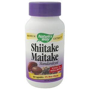Shiitake & Maitake Extract Standardized 60 caps from Natures Way