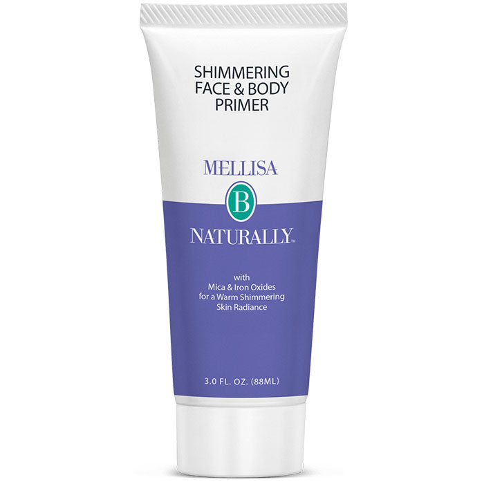 Shimmering Face & Body Primer, 3 oz, Mellisa B Naturally