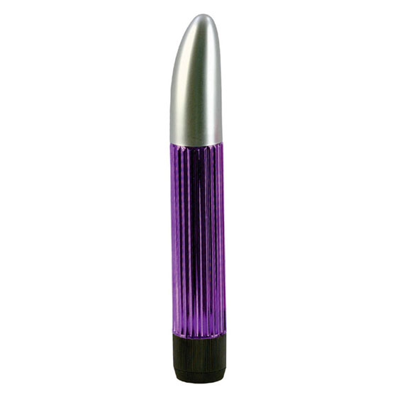 Shimmers Metallic Vibe 6.5 Inch - Purple, California Exotic Novelties