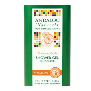 Andalou Naturals Shower Gel, Mandarin Vanilla, 2 oz, Andalou Naturals