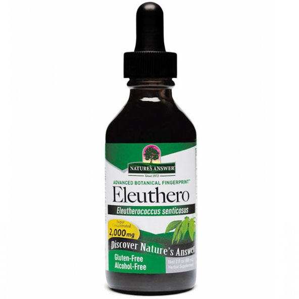 Eleuthero Extract Liquid Alcohol-Free, 2 oz, Natures Answer