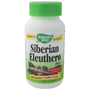 Siberian Eleuthero 410mg 100 caps from Natures Way