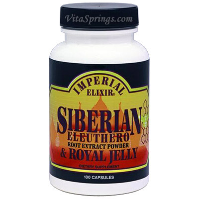 Siberian Eleuthero & Royal Jelly 50 caps from Imperial Elixir Ginseng