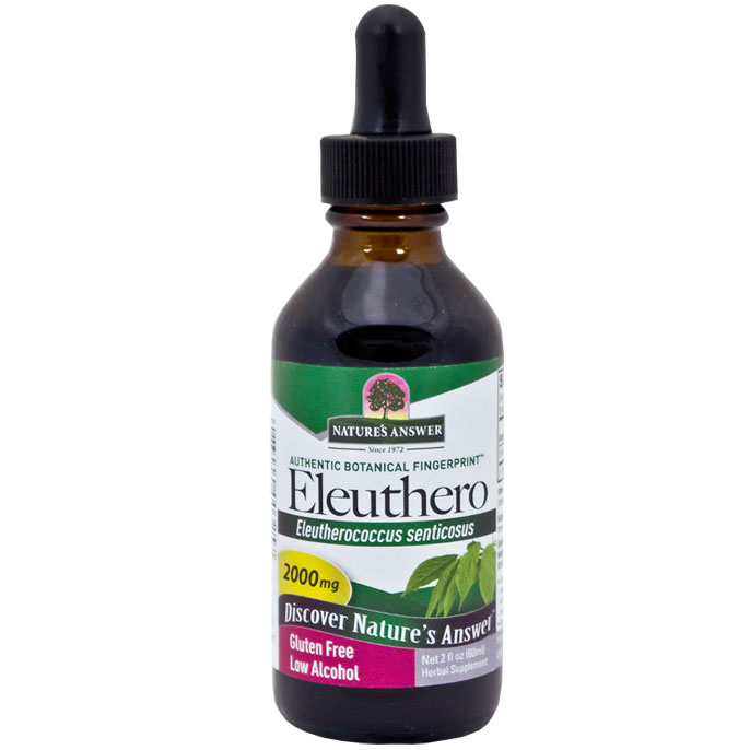 Eleuthero Root Extract Liquid, 2 oz, Natures Answer