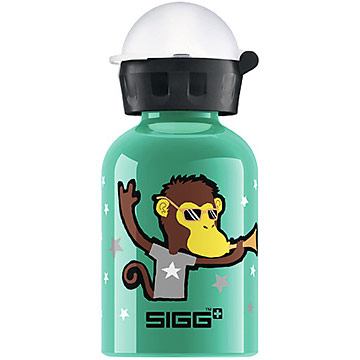 SIGG Kids Water Bottle - Go Team! Monkey Elephant, 0.3 Liter