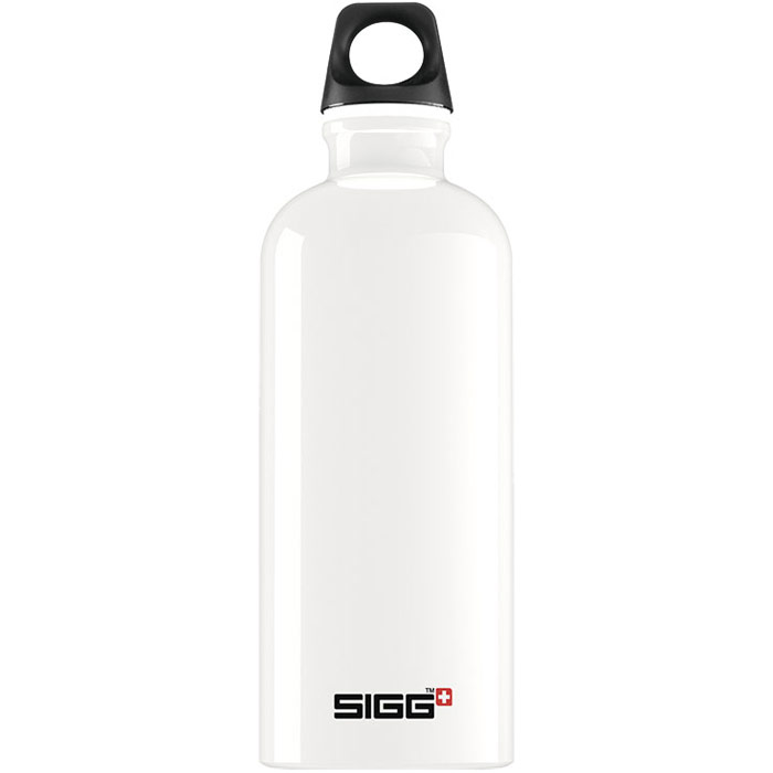 SIGG Traveler Water Bottle - White, 0.6 Liter