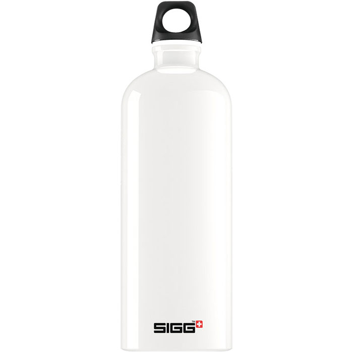 SIGG Traveler Water Bottle - White, 1 Liter