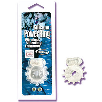 Silicone Power Ring - Clear, California Exotic Novelties