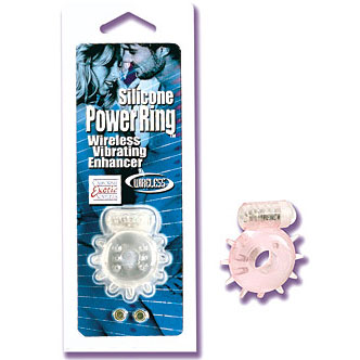 Silicone Power Ring - Pink, California Exotic Novelties