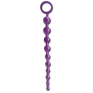 Silicone X-10 Beads - Purple, California Exotic Novelties