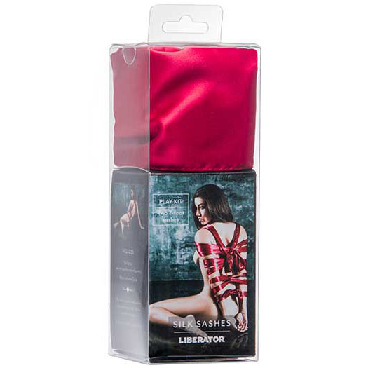 Silk Binding Sash 14 Ft, Crimson, Liberator Bedroom Adventure Gear