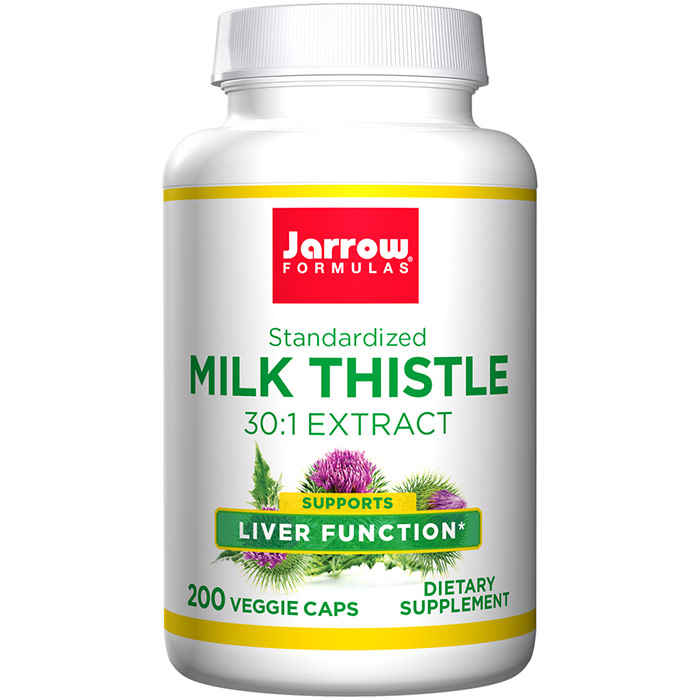 Silymarin 80%, Milk Thistle Concentrate, 150 mg 200 caps, Jarrow Formulas