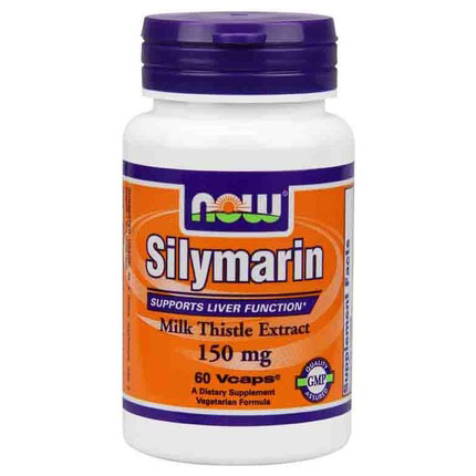 Silymarin Milk Thistle Extract 150 mg, 60 Veg Capsules, NOW Foods