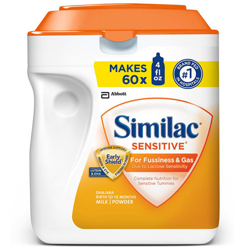 Similac Sensitive EarlyShield Infant Formula Milk Powder, 34 oz