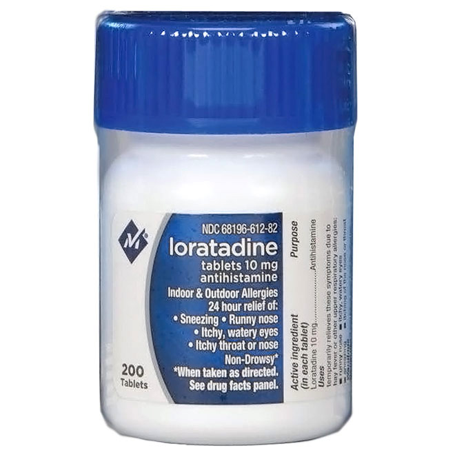 Loratadine Antihistamine 10 mg, For Indoor & Outdoor Allergies, 200 Tablets, Members Mark