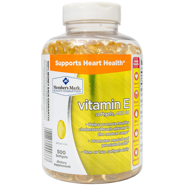 Members Mark Vitamin E 400 IU, 500 Softgels