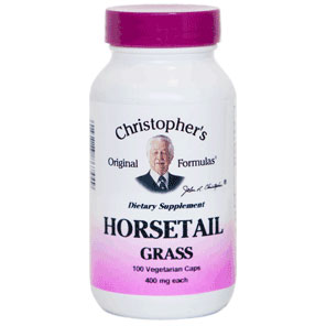 Horsetail Grass Herb Capsule, 100 Vegicaps, Christophers Original Formulas