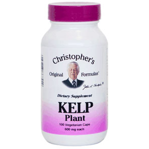 Kelp Plant Capsule, 100 Vegicaps, Christophers Original Formulas