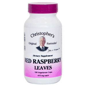 Red Raspberry Leaves 415 mg, 100 Vegetarian Capsules, Christophers Original Formulas