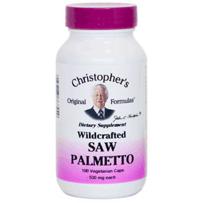 Christopher's Original Formulas Saw Palmetto, 500 mg, 100 Vegicaps, Christopher's Original Formulas