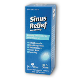 NatraBio Sinus Relief 1 fl oz, NatraBio (Natra-Bio)