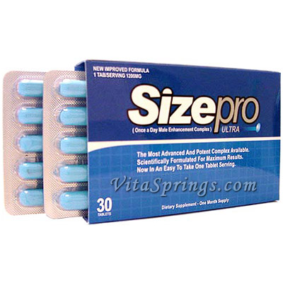 Health Solutions LLC SizePro Male Enhancement Pill, Size Pro 30 Tabs