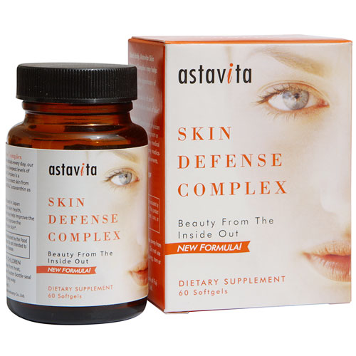 Astavita Skin Defense Complex, 60 Softgels, Astavita